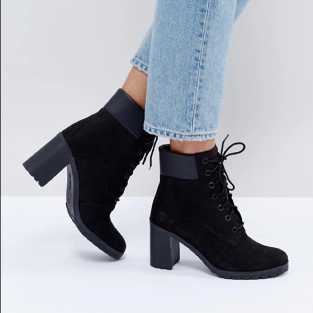 Black Timberland Heels
